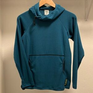 ⛰️🔵🟢 Women’s Melanzana Microgrid hoodie v2 -  XSmall (Factory 2nd)